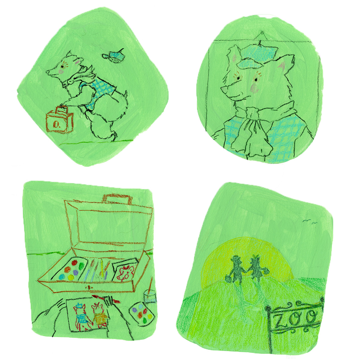 Olivier Book Cover Spot Illustrations Website